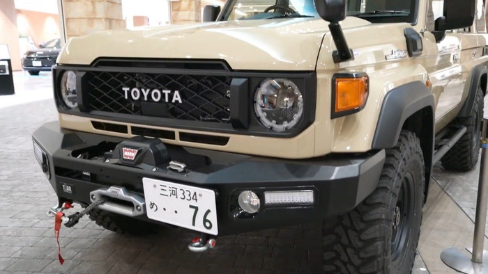 经典70系陆地巡洋舰toyota land cruiser 70 ax