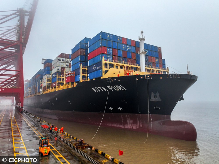 货物运输忙|货船|无人机|航行_新浪新闻