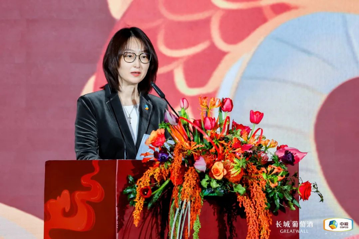 ▲中粮酒业党委副书记、副总经理 徐菲