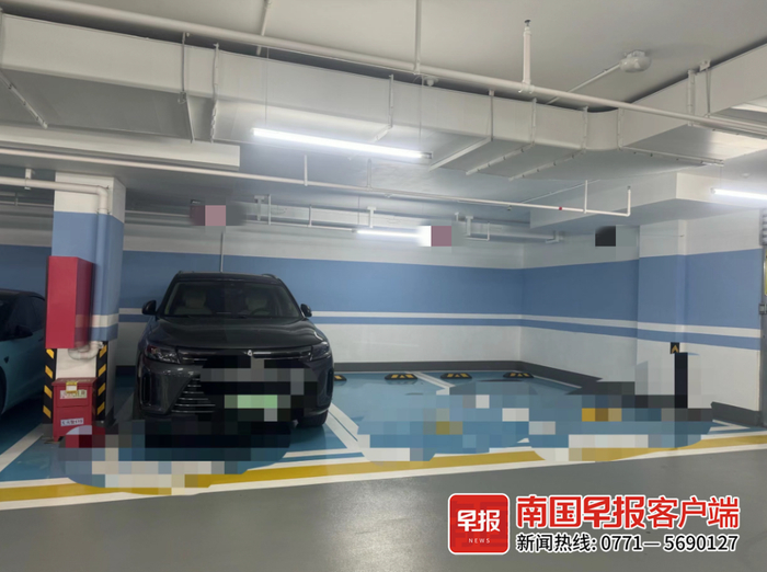 ▲这是吴女士租过的车位。南国早报全媒体记者 卢荻摄