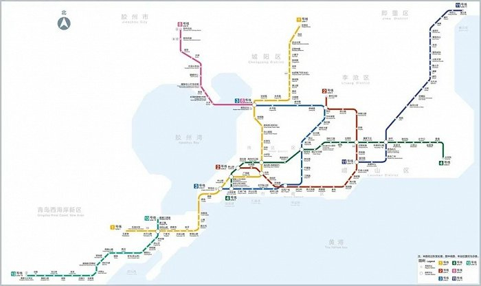 青岛环胶州湾地铁网更近了