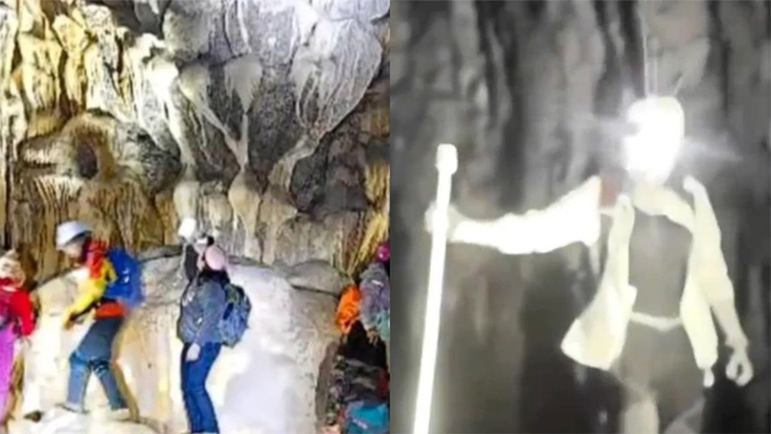 女子发探洞视频炫耀,却被官方转发并明确表示要追责:主动送人头__财经