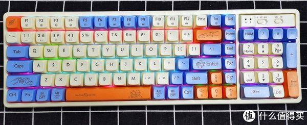 卡通可爱的狼途gk102机械键盘,带给我丝滑的输入体验.