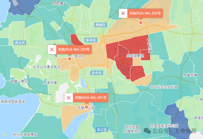 苏州开年首拍揽金1865亿狮山地块楼面价创板块新高溢价率高达42
