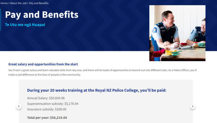 比不上护士新西兰警察薪水大起底新警员工资竟然是这些