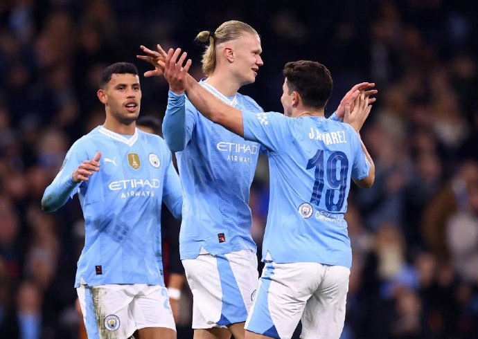 本赛季欧冠球队进球排行:曼城24球居首,马竞皇马分列二三|曼城|欧冠