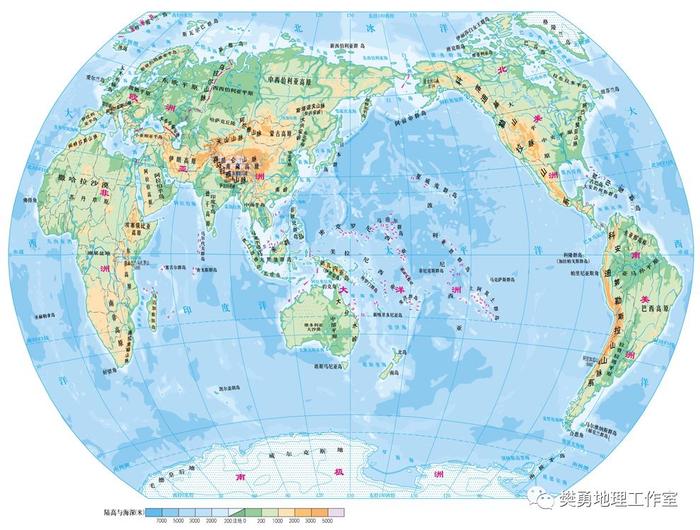 美国在地球的位置图片