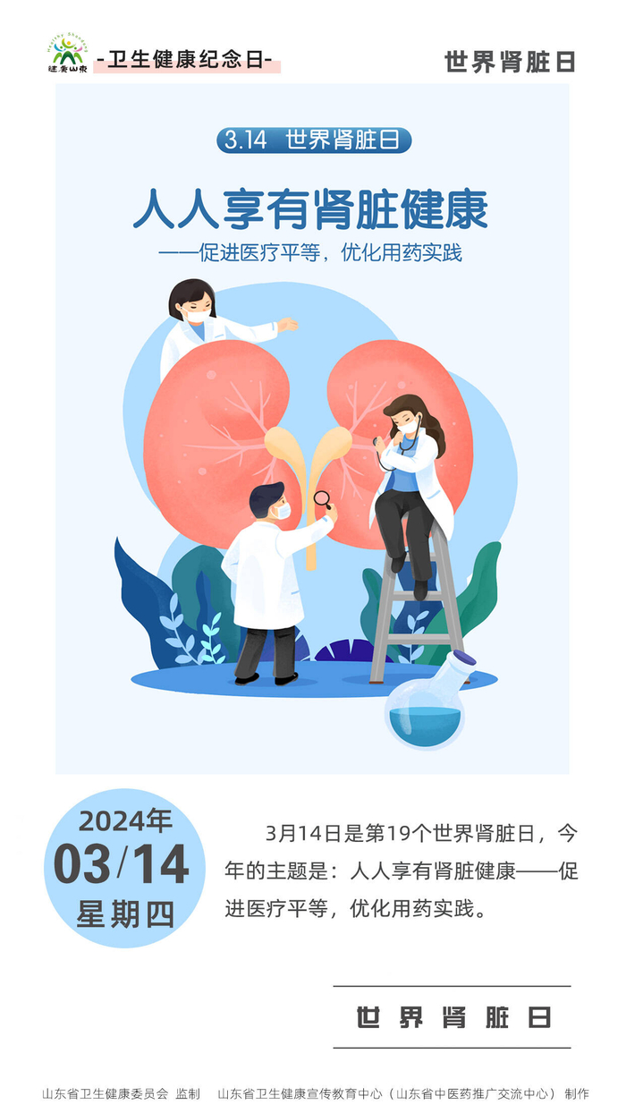 【世界肾脏日】人人享有肾脏健康
