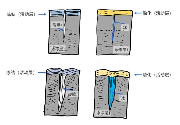 【地理专题】冻土、冻融、冻土地貌,森林是如何保持水土、涵养水源的?|枯枝|土壤|径流|冻土层|降水_新浪新闻