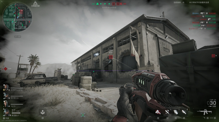 使用干员“红狼”的手炮狂轰滥炸