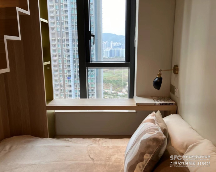 （新界康城某楼盘样板间内 摄影/宋宛姿）