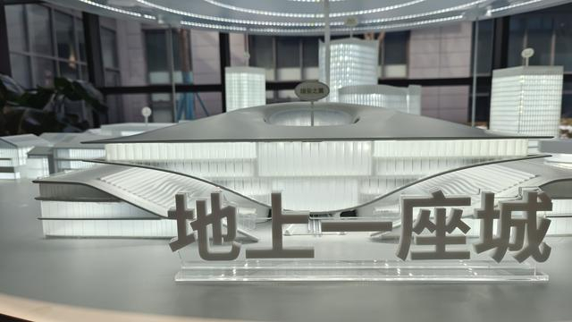 地上雄安规划。 澎湃新闻记者 王珏玮 图