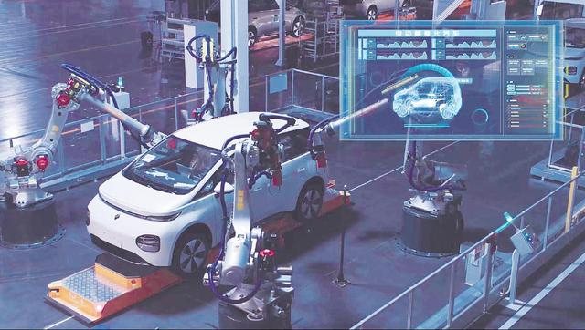 上汽通用五菱精益制造车间。 上汽通用五菱供图