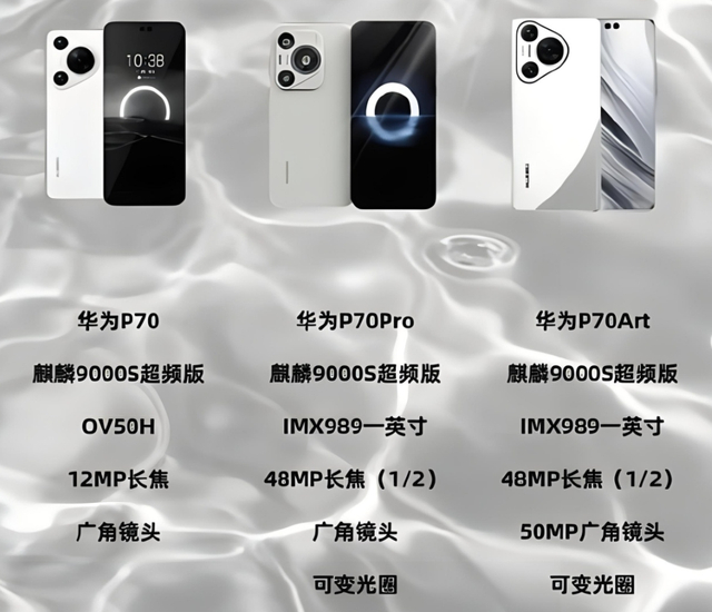 华为p70系列再添猛料,除了影像配置大升级,全系1.5k居中打孔屏