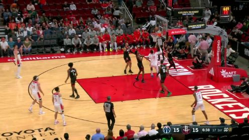 直播吧3月15日讯 nba常规赛火箭主场对阵奇才,火箭最近3连胜排在西部