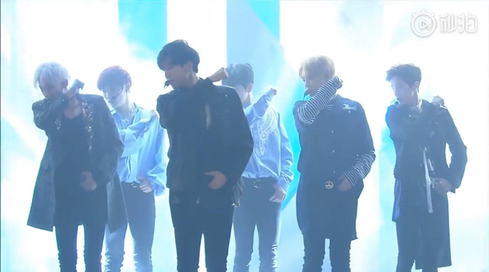 got7七年回归,献上《never ever》舞台