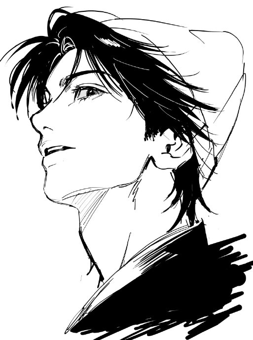 黑白线条 好帅的男孩子们 x:tkfarp