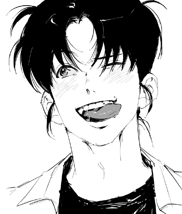 黑白线条 好帅的男孩子们 x:tkfarp