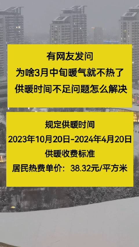 哈尔滨网友询问暖气供热时间问题您怎么看有同感吗供暖供热