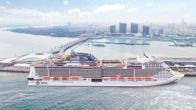 实现五年之约亚洲吨位最大豪华邮轮开启大陆地区母港首航