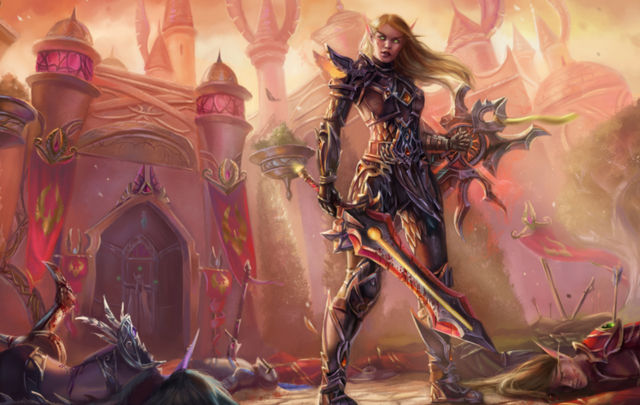 在精灵刚提出联盟的时候,索拉丁是拒绝的,因为他早看出来了这高等精灵