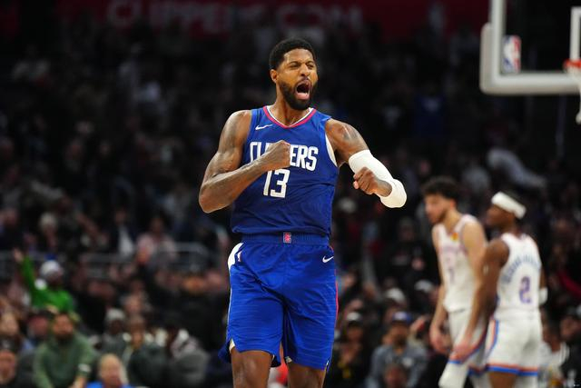 乔治半场11中7拿下17分&次节11分|保罗·乔治|快船|投篮_新浪新闻