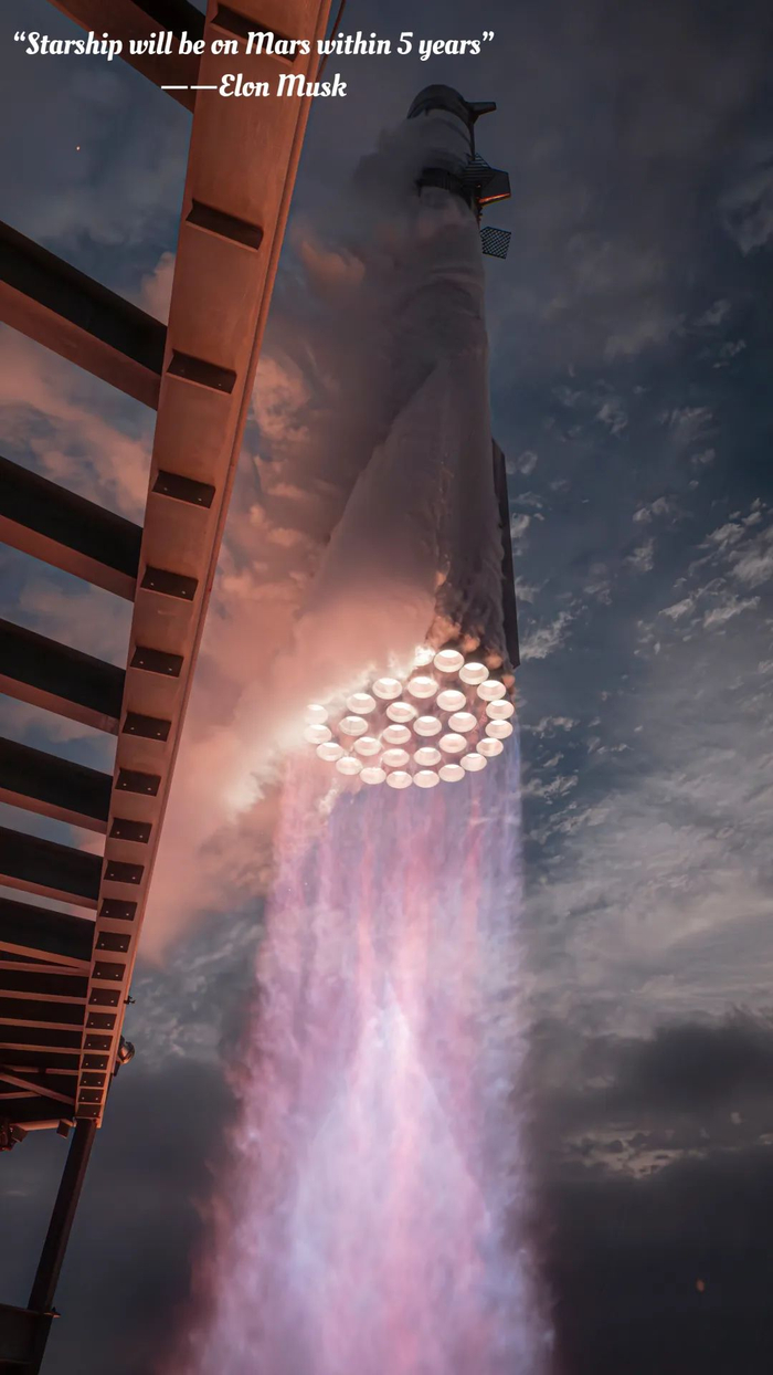 星舰第三次发射官方美图收藏|火星|行星|SpaceX|火箭|星城_新浪新闻