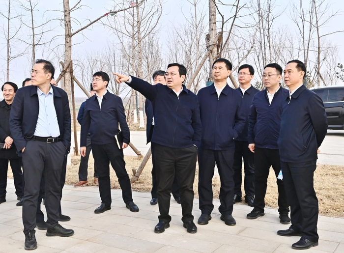 张国华调研新盖房分洪道南拒马河右堤项目及雄东片区建设