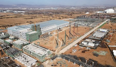 泰山玻纤项目立体库主体钢结构完成|泰山|山西省|玻璃纤维_新浪新闻