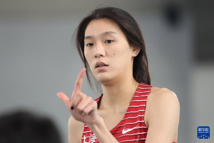 田径全国室内田径大奖赛南京站陆佳雯获女子跳高冠军
