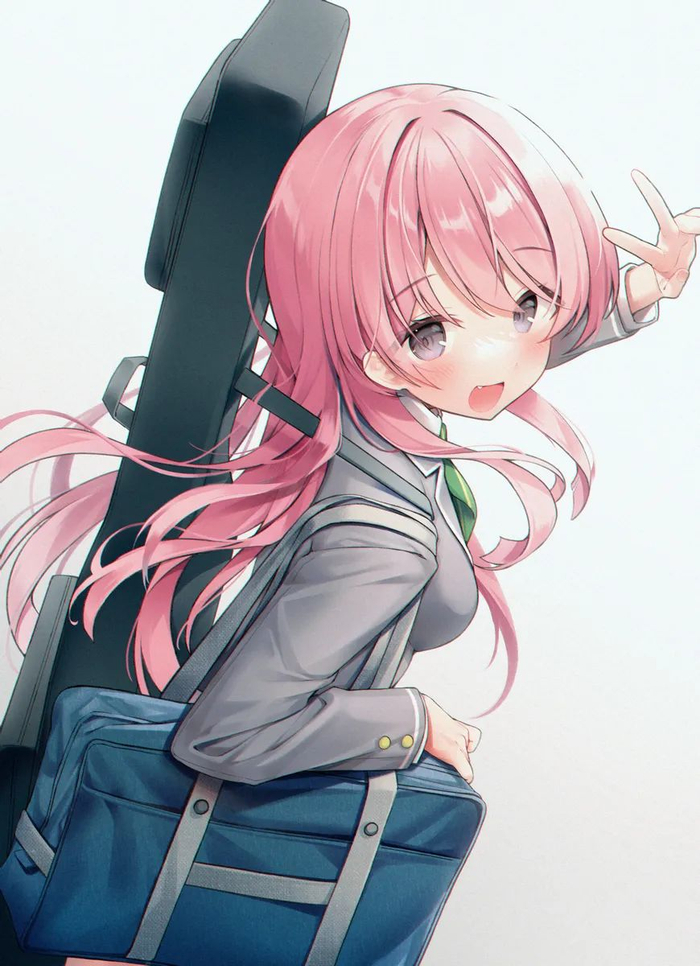 今天的主题是《bang dream! its mygo!》中的千早爱音.