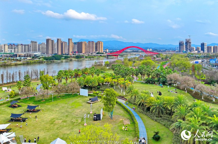 江西赣州:城市公园 绿色共享|赣州市|江西省|城市公园_新浪新闻