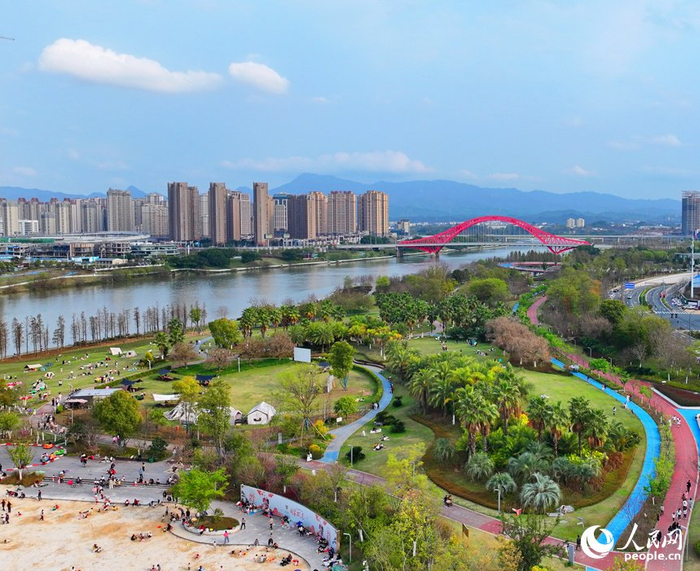 江西赣州:城市公园 绿色共享|赣州市|江西省|城市公园_新浪新闻