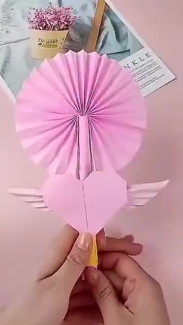 自制仙女棒扇子太可爱了