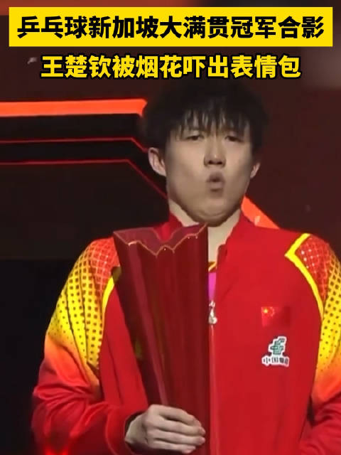 王楚钦吓出表情包