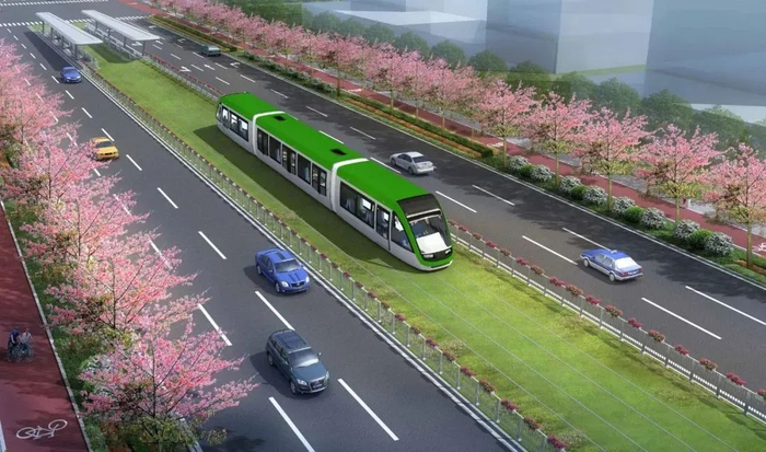 里水有轨电车最新进度→|新城