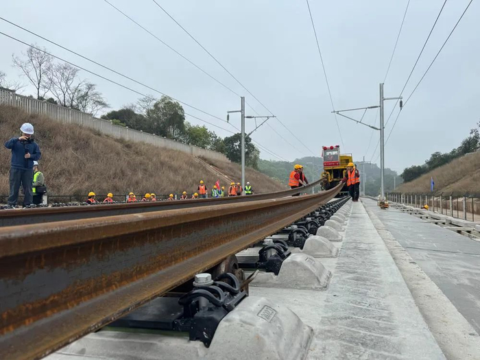 这条高铁全线开始铺轨|高铁|河源市|高速