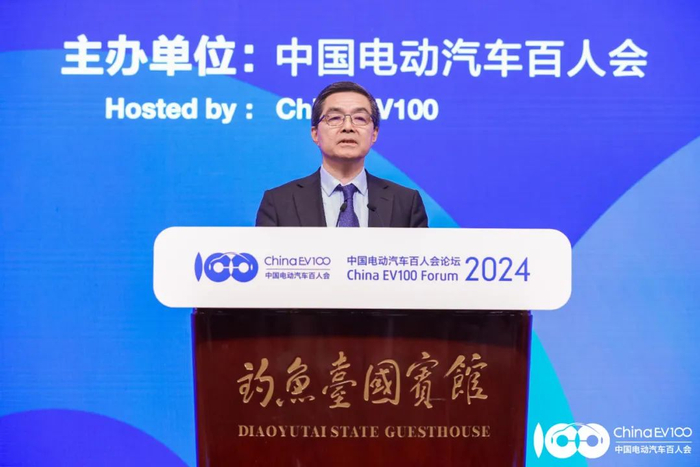 中国电动汽车百人会副理事长、中国科学院院士&nbsp;欧阳明高