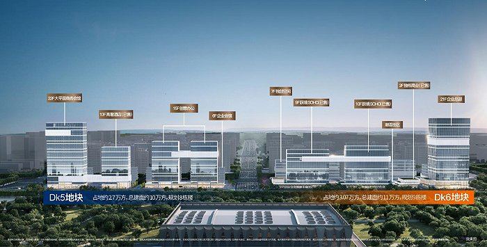 中粮奥体壹号地块分布（效果图）