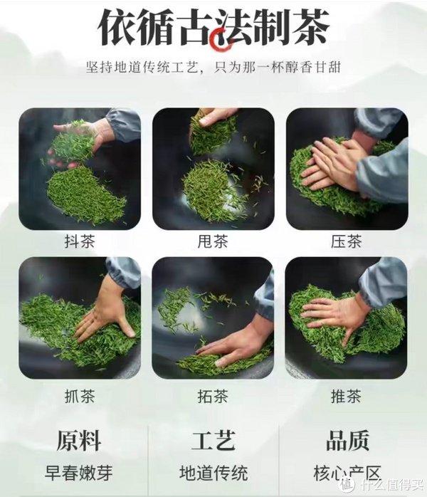 竹叶青茶制作工艺流程图片