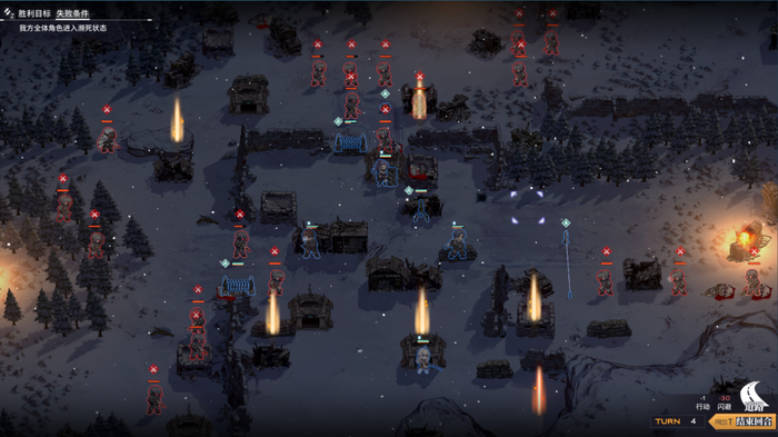 游戏中大部分关卡的地图广袤，敌人数目众多，可分为多个小队行动