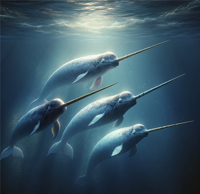 独角鲸:北极海洋的神秘守护者|北极|独角鲸|角_新浪新闻