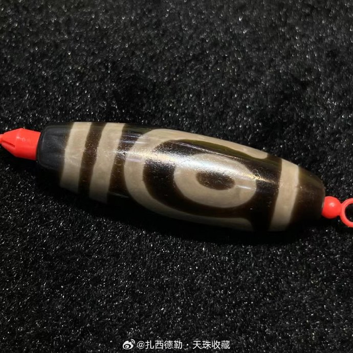 二眼天珠,12.5x39.