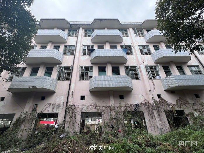 植物油厂废弃办公楼。总台中国之声记者 管昕 摄