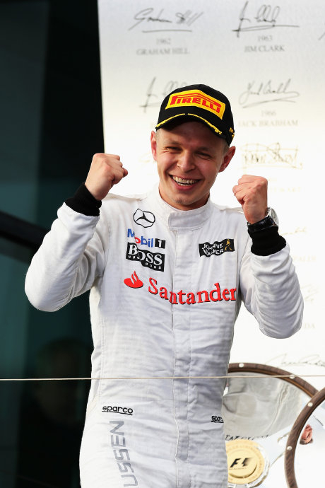 2014年澳大利亚大奖赛凯文马格努森代表迈凯伦车队上演f1首秀