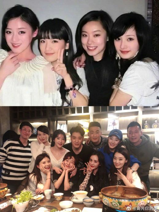 前两年系里这些同学还小聚了一下,状态都好好张然和杨幂张小斐焦俊艳