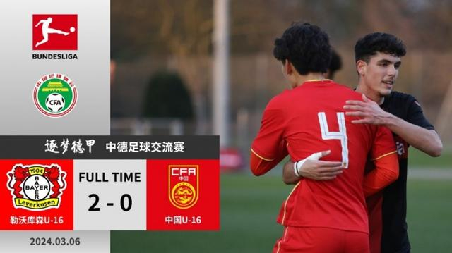 u16国足球员姚俊宇杨黔东参加勒沃库森u16梯队一周训练