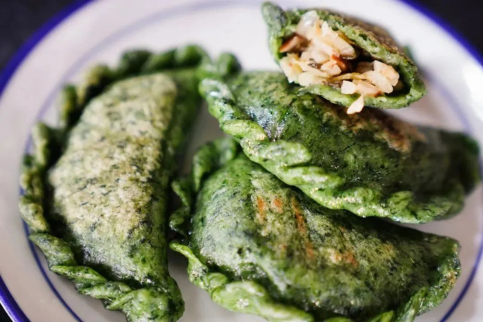 古味艾草青团野生艾草传统馅料手工制作甜口芝麻红豆青