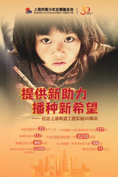 上海希望工程走过30年 一批批受助者成为助人者|新疆|希望工程|希望