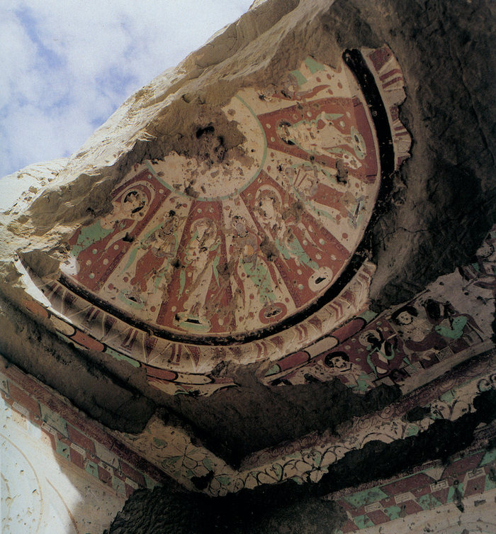 从穹顶画到藻井画——以异域,西域和敦煌石窟为文明比较__财经头条